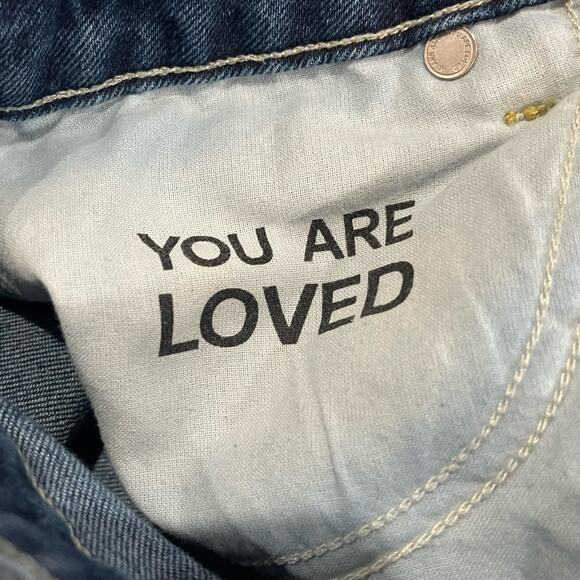 AMO Twist Zip Skinny Jeans In Sapphire Wash Size 29 - Picture 10 of 10